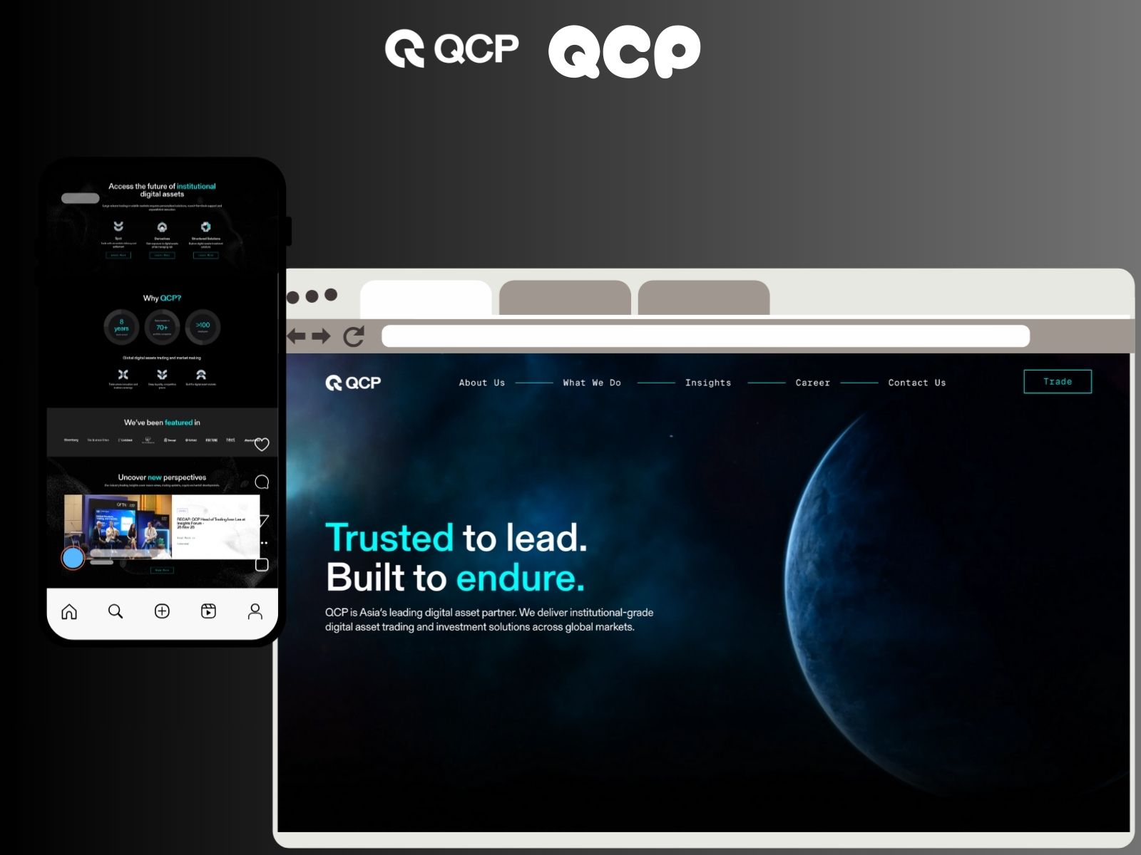 QCP Group website preview